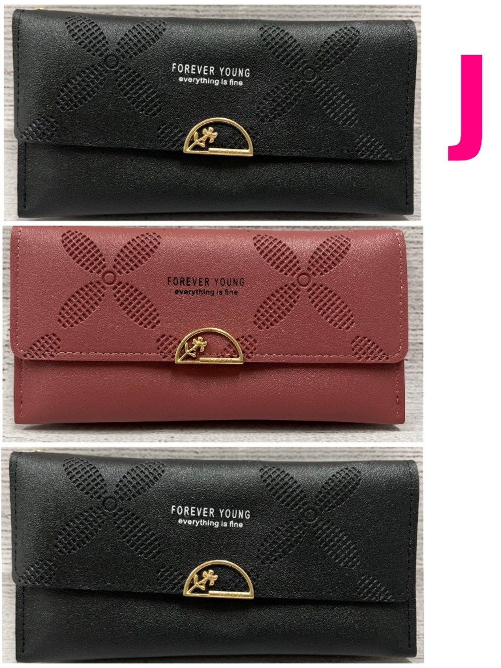 3 Wristlet Wallets (J)